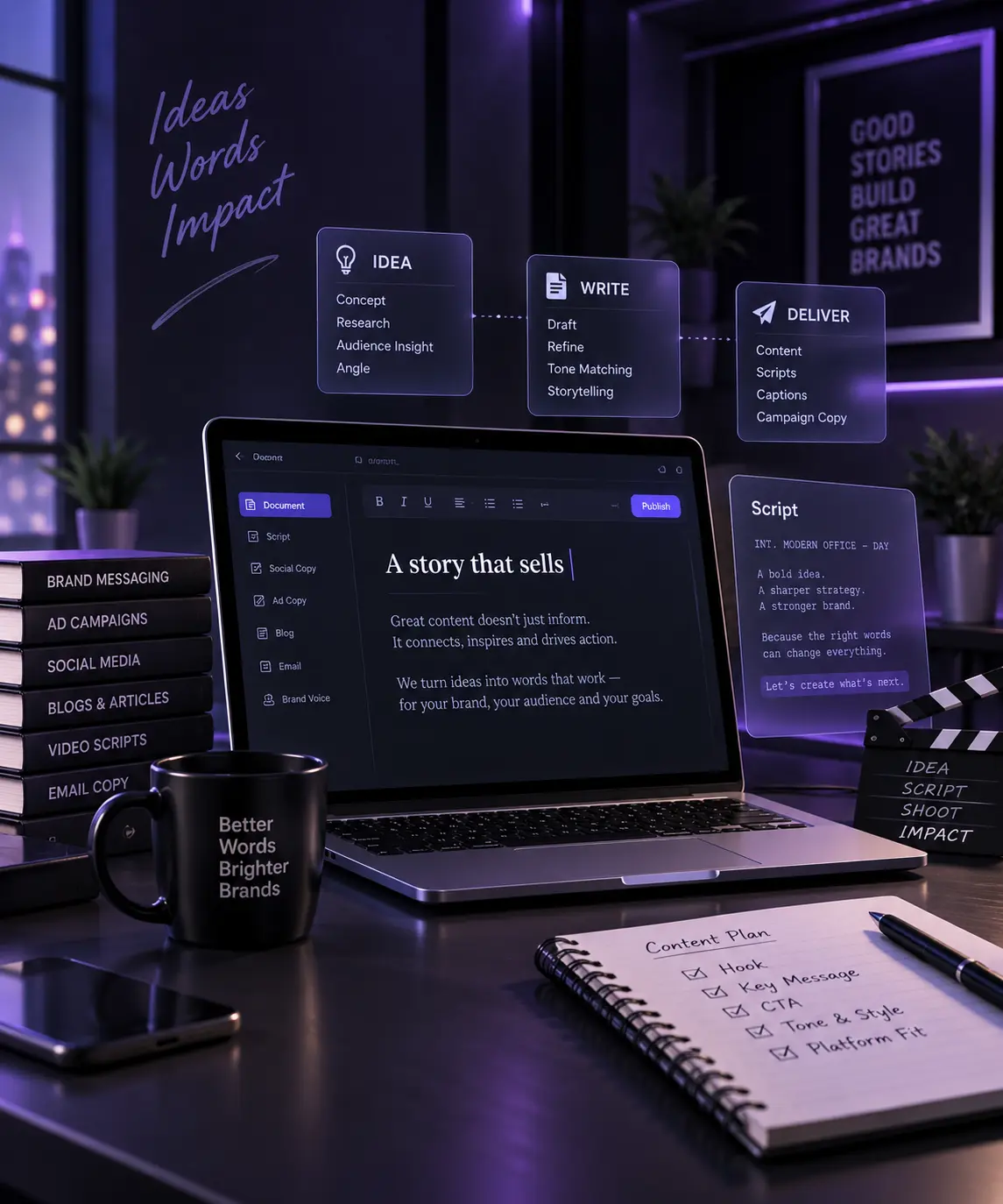 Copywriting and scriptwriting services in Thane by DigiMarketMoz